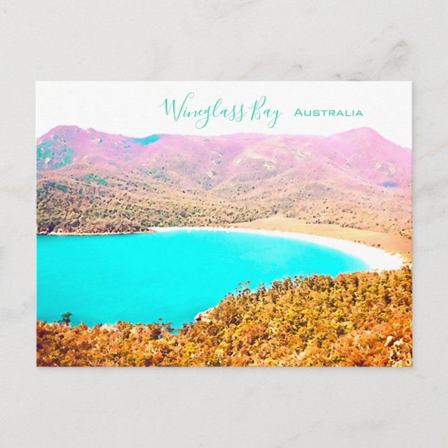 Wineglass Bay Tasmania  Australia Postcard (Front)