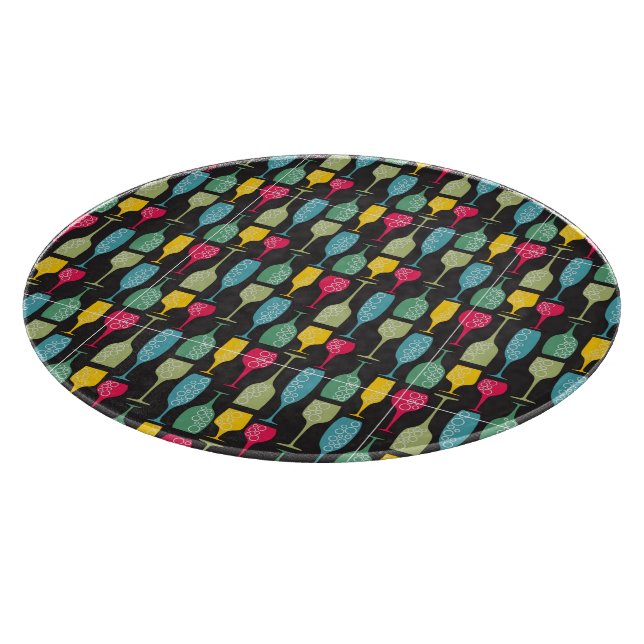 Wineglass Cutting Board (Corner)