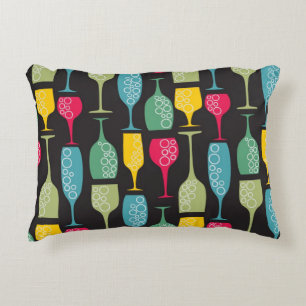 Wineglass Decorative Cushion