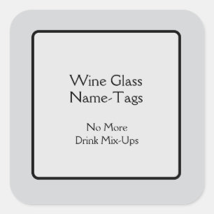 WineGlass Name Tags