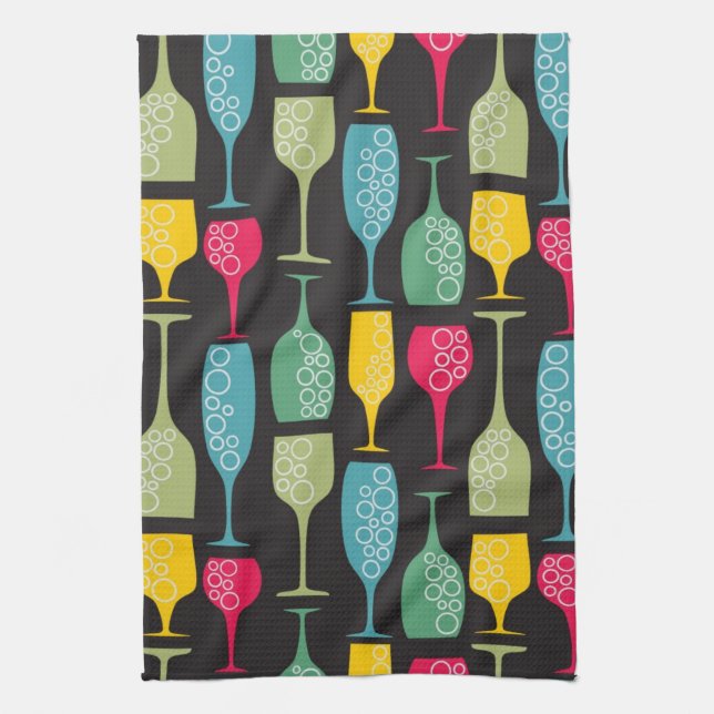 Wineglass Tea Towel (Vertical)