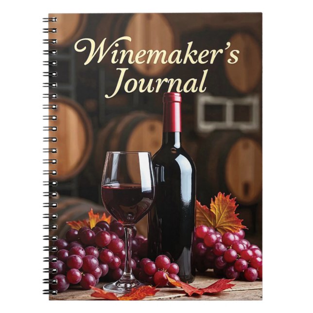Winemaking Recipes Notebook (Front)