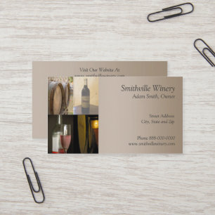 Winery Business Card