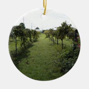 Winery Ceramic Ornament