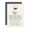 Winery or Wine Tasting Bridal Shower Invitation