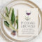 Winery or Wine Tasting Bridal Shower Invitation