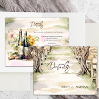 Winery Rustic Chic Grapevine Wedding Details