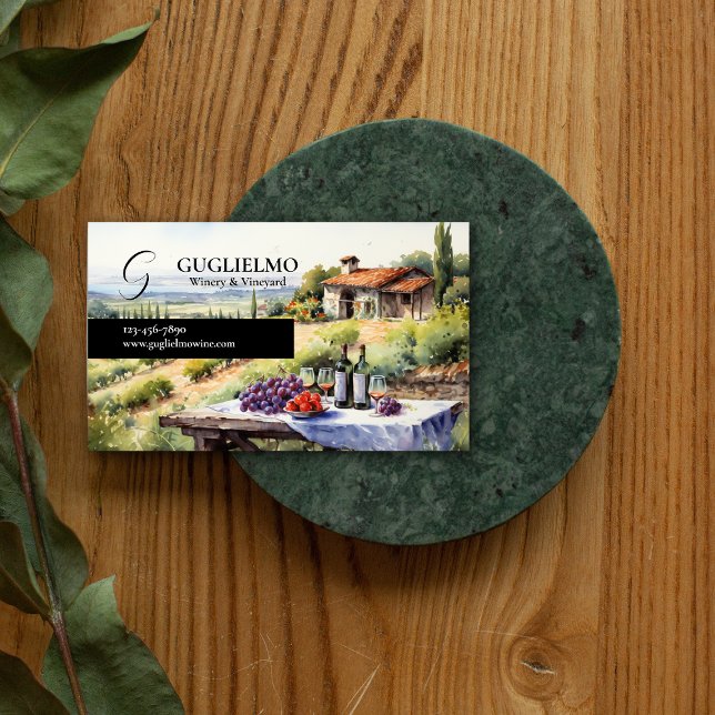 Winery & Vineyard Business Card (Creator Uploaded)