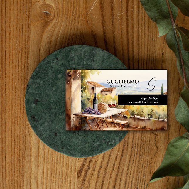 Winery & Vineyard Business Card (Creator Uploaded)