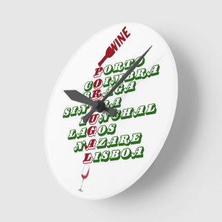 Wines of Portugal Portuguese Wine Wall Clocks