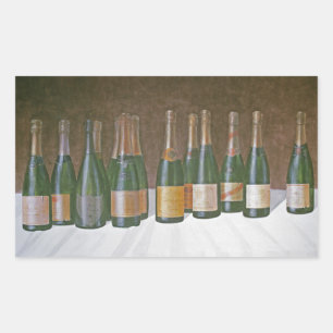 Winescape Champagne 2003 2 Rectangular Sticker