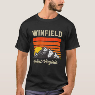 Winfield West Virginia Retro City State USA T-Shirt