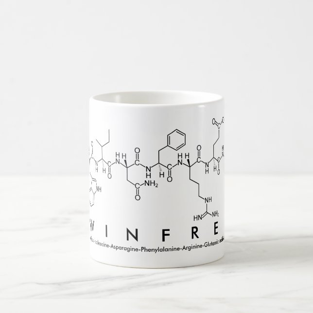 Winfred peptide name mug (Center)