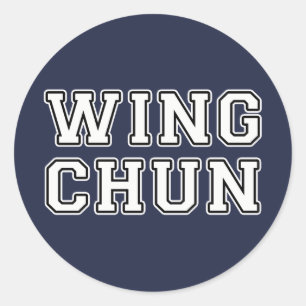 Wing Chun Classic Round Sticker
