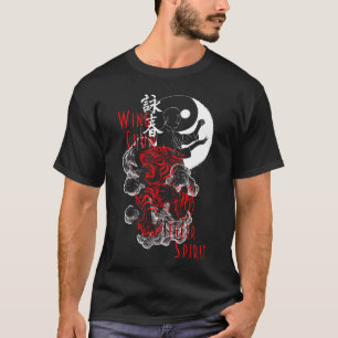 Wing Chun Kung Fu Tiger Spirit Martial Arts T-Shirt