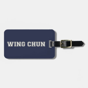 Wing Chun Luggage Tag