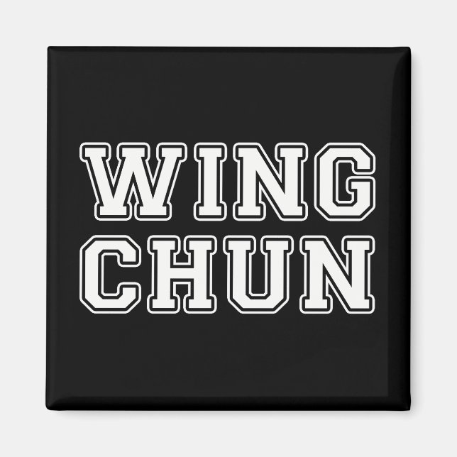Wing Chun Magnet (Front)
