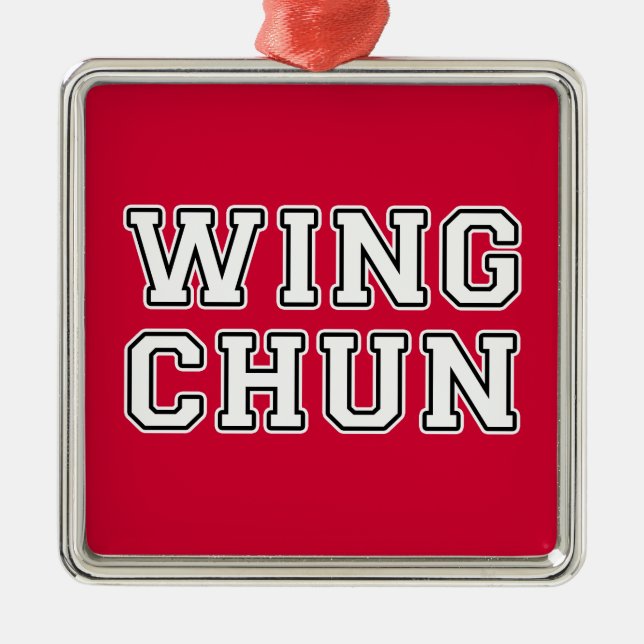 Wing Chun Metal Ornament (Front)