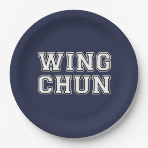 Wing Chun Paper Plate