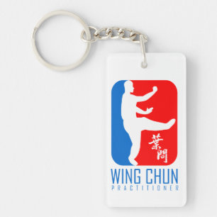 Wing Chun Practitioner "Ip Man Style" Key Ring