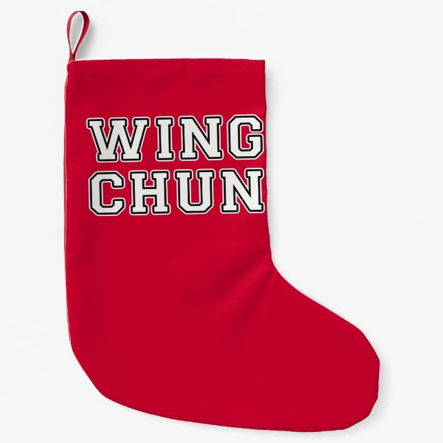 Wing Chun Small Christmas Stocking (Front)