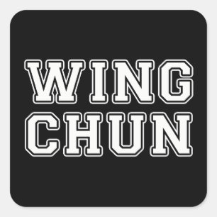 Wing Chun Square Sticker