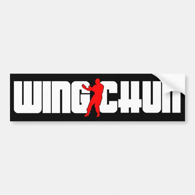 Wing Chun System Bumper Sticker (Front)