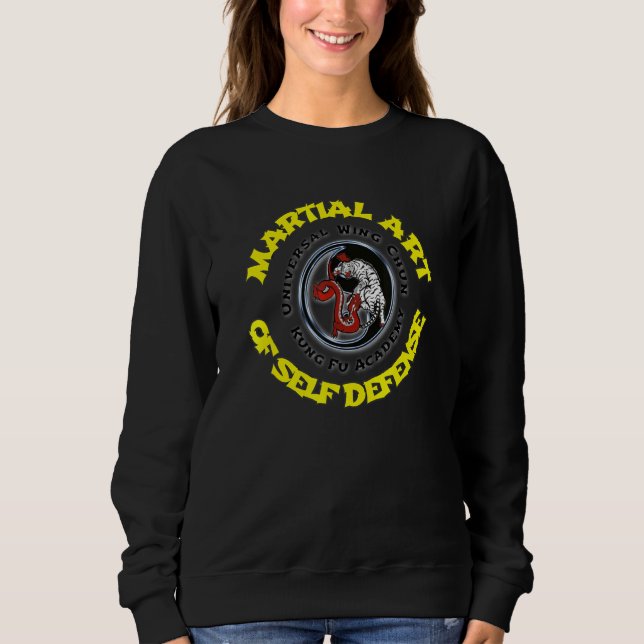 Wing Chun Tiger Dragon Martial of Self Defense Sweatshirt (Front)