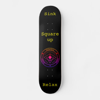Wing Chun Training Deck (Black) Skateboard