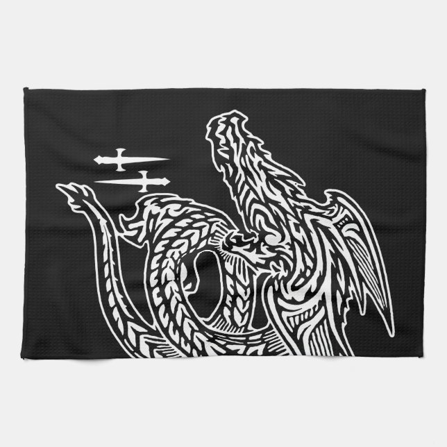 Wing Dragon Kitchen Towels (Horizontal)