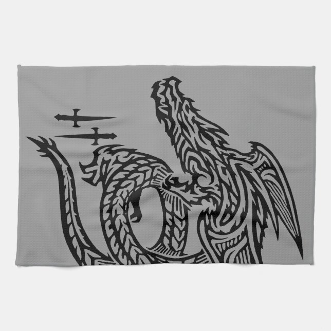 Wing Dragon Kitchen Towels (Horizontal)