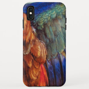 WING FEATHERS OF AN EUROPEAN ROLLER iPhone XS MAX CASE