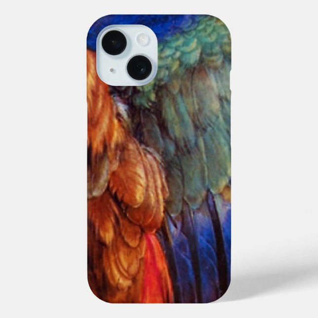 WING FEATHERS OF AN EUROPEAN ROLLER Case-Mate iPhone CASE (Back)