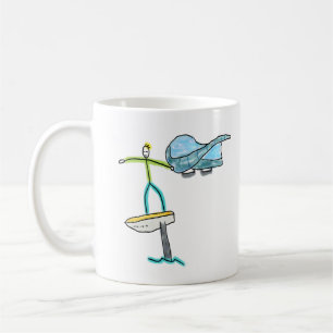 Wing Foiling Stickman Coffee Mug