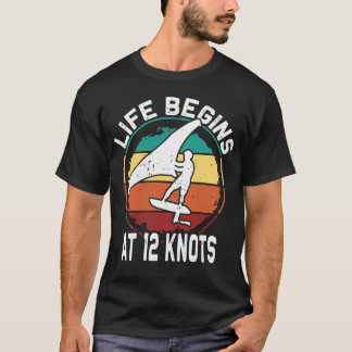 Wing Foiling Surfing Wing Surf Surfer Water T-Shirt