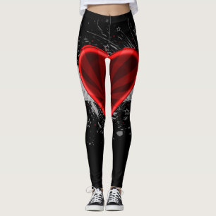 Wing Heart Leggings