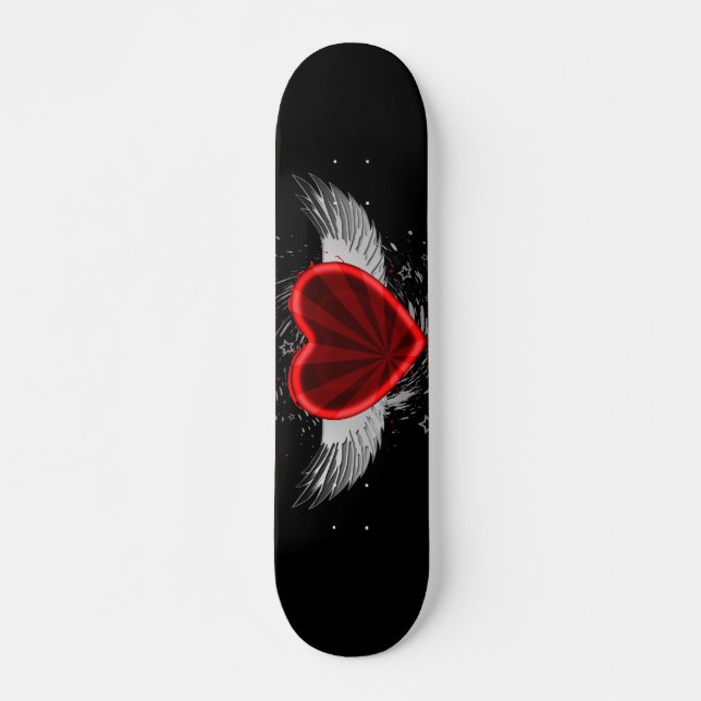 Wing Heart Skateboard (Front)