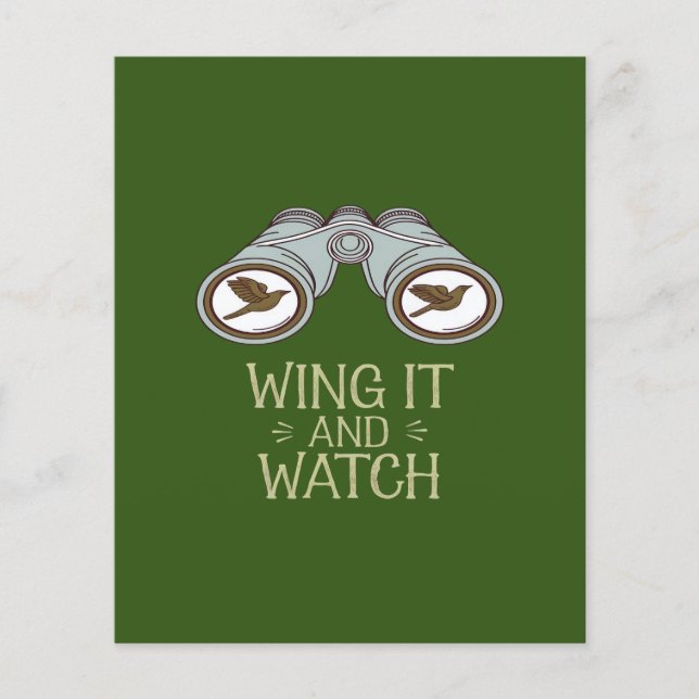 Wing It and Watch Birdwatching Nature Adventure (Front)