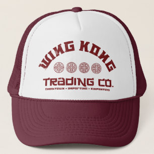 wing kong trading co. big trouble in little china trucker hat