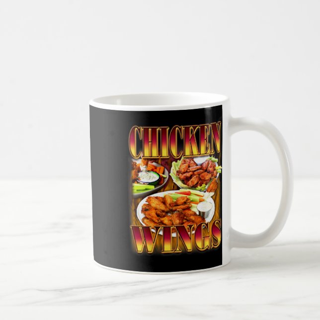 Wing Lover Bootleg Rap Cds Aesthetic 90s Funny Chi Coffee Mug (Right)