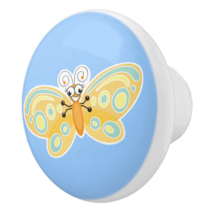 Wing-Nutz™_Butterfly (Beatrice)_sweet & fun decor Ceramic Knob
