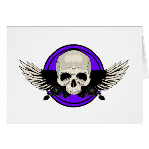Wing Skull - PURPLE