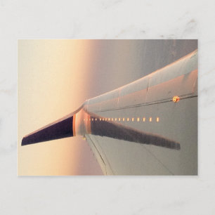 Wing Sunset 2 Postcard
