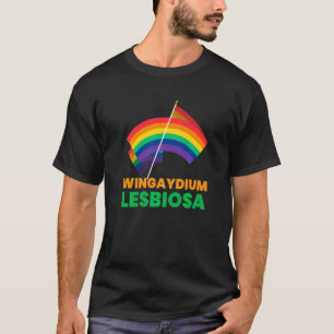 Wingaydium Lesbiosa Lesbian Gay Pride Lbgtqia+ Lb T-Shirt