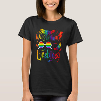 Wingaydium Lesbiosa Lgbtq Gay Pride Lesbian Magic T-Shirt
