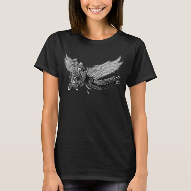 Winged 6 String T-Shirt (Front)