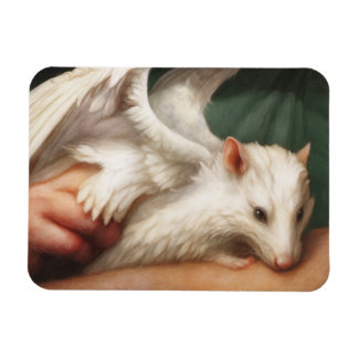 Winged Angel Rat  Magnet