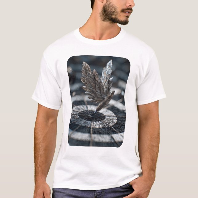 Winged Arrow design divine target T-Shirt (Front)