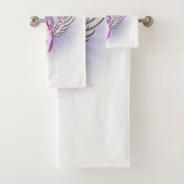 Winged Ballet (Dance) Bath Towel Set (Insitu)