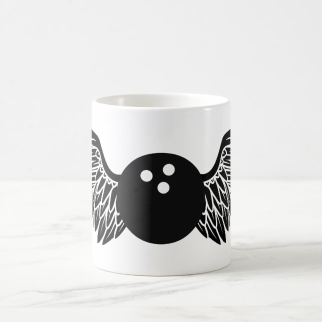 winged bowling coffee mug (Center)